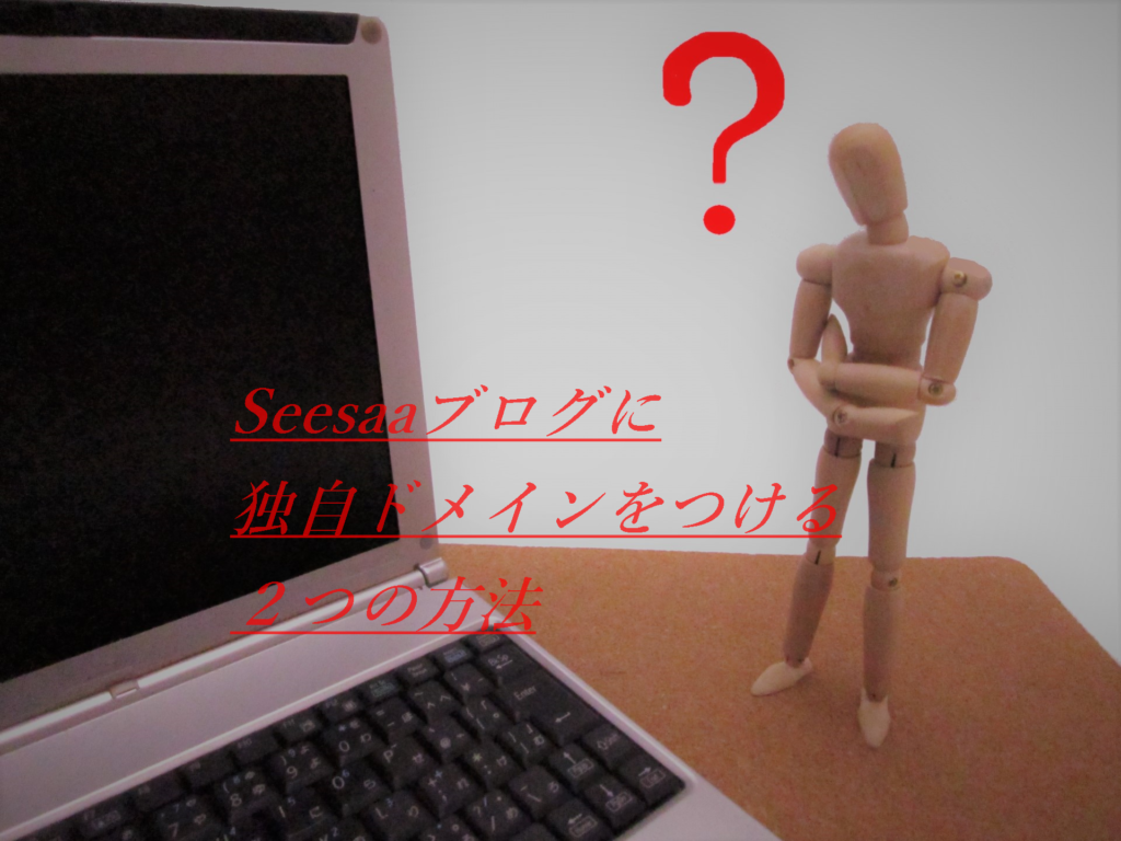 Seesaaブログに独自ドメインを付ける方法