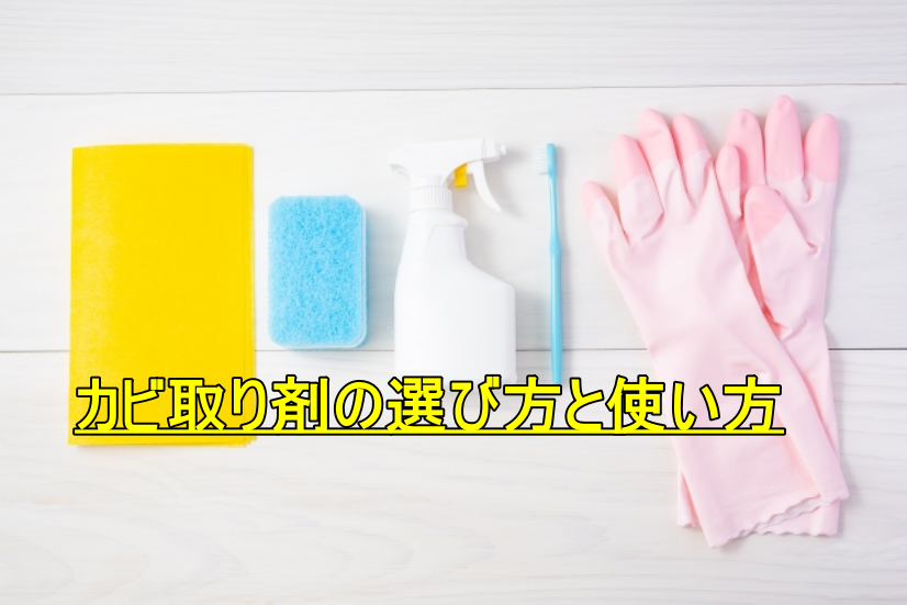 カビ取り剤の選び方と使い方