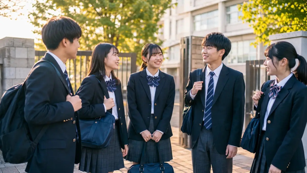 高校生出会いきっかけとして安全で自然な関係を広げる日本人高校生
