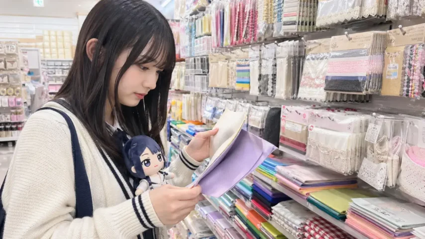 ぬい服 生地 100均で探すときの売り場イメージ